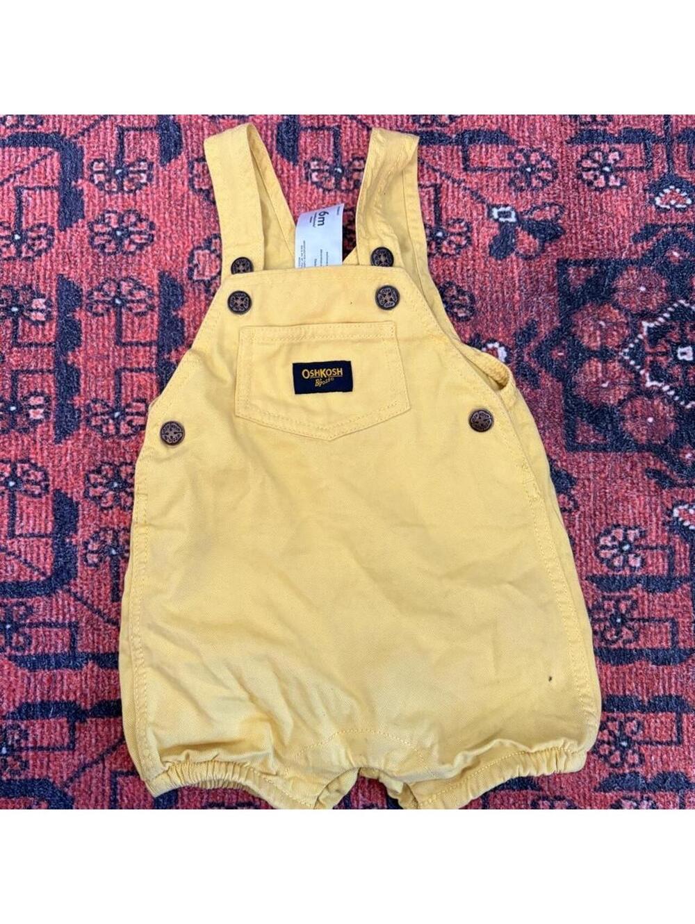 Oshkosh B Gosh Kid's Yellow Dungarees-overall